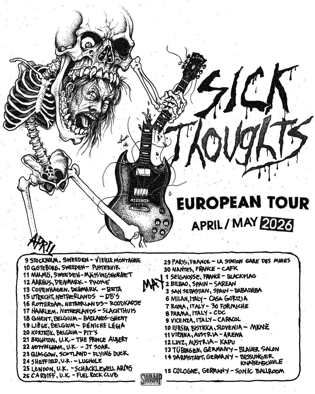 SICK THOUGHTS EURO TOUR